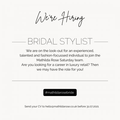 Bridal Stylist Opportunity