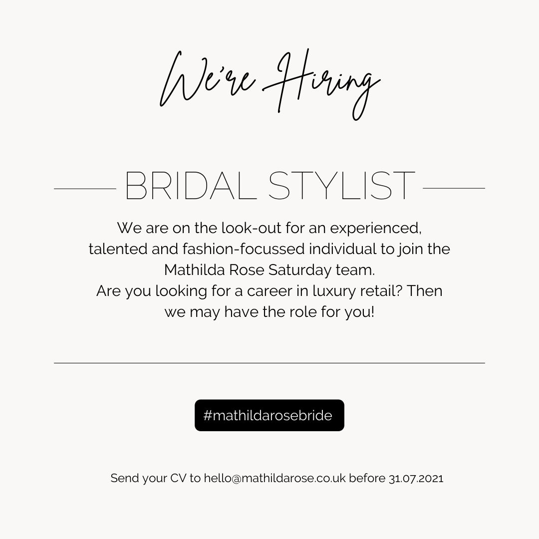 bridal stylist part time job