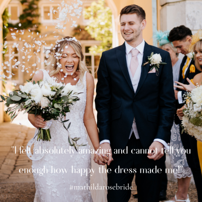 “I felt absolutely amazing and cannot tell you enough how happy the dress made me!”
