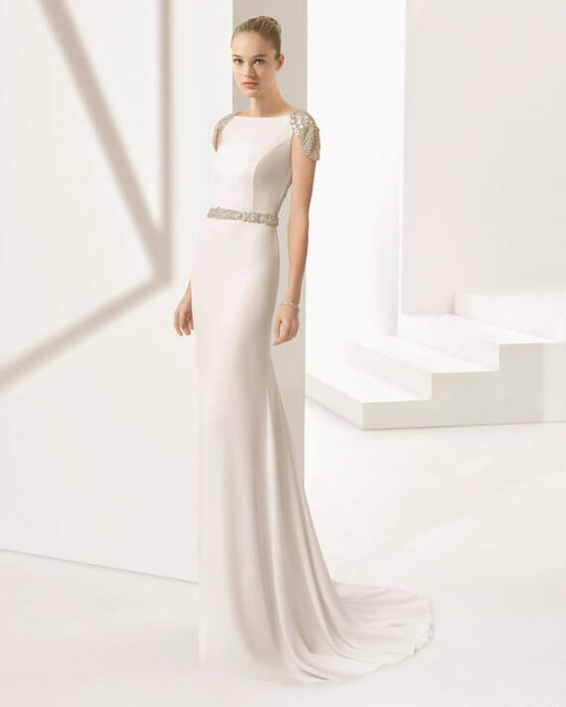 Rosa Clara Couture Saboya Wedding Dress Uk10 Mathilda Rose