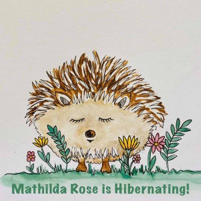 Mathilda Rose is Hibernating!