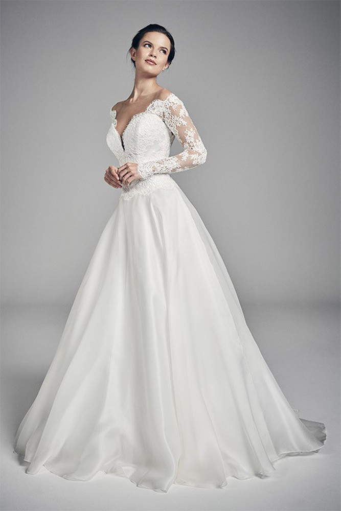 hidden corset wedding dress